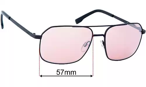 Sunglass Fix Replacement Lenses for Bolle Navis - 57mm Wide Bolle Navis Replacement Lenses 57mm wide