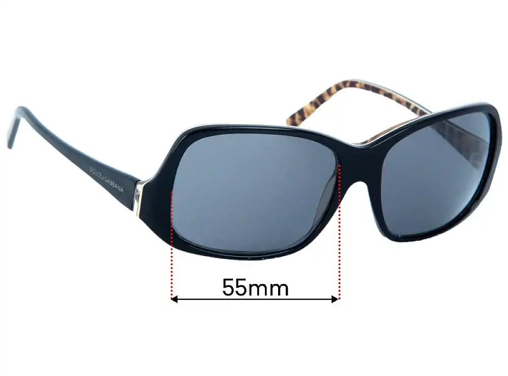 Sunglass Fix Replacement Lenses for Dolce & Gabbana DG420S - 55mm Wide Sunglass Fix Replacement Lenses for Dolce & Gabbana DG420S - 55mm Wide