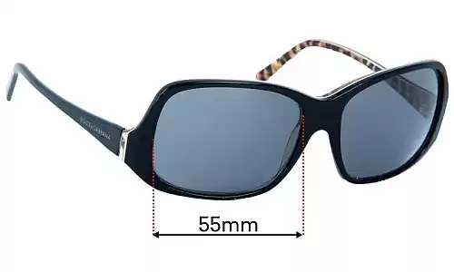Sunglass Fix Replacement Lenses for Dolce & Gabbana DG420S - 55mm Wide Sunglass Fix Replacement Lenses Dolce & Gabbana DG420S - 55mm Wide