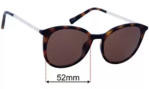 Sunglass Fix Replacement Lenses for Le Specs Le Danzing - 52mm Wide Le Specs Le Danzing Replacement Lenses 52mm wide