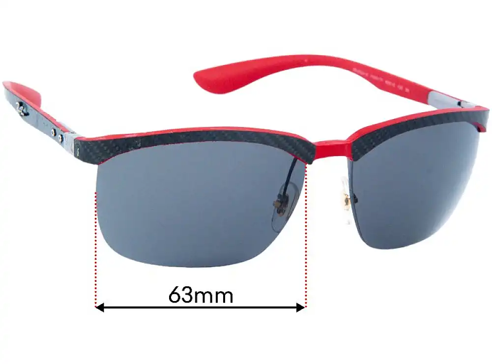 Sunglass Fix Replacement Lenses for Ray-Ban RB8324-M - 63mm Wide Sunglass Fix Replacement Lenses for Ray-Ban RB8324-M - 63mm Wide