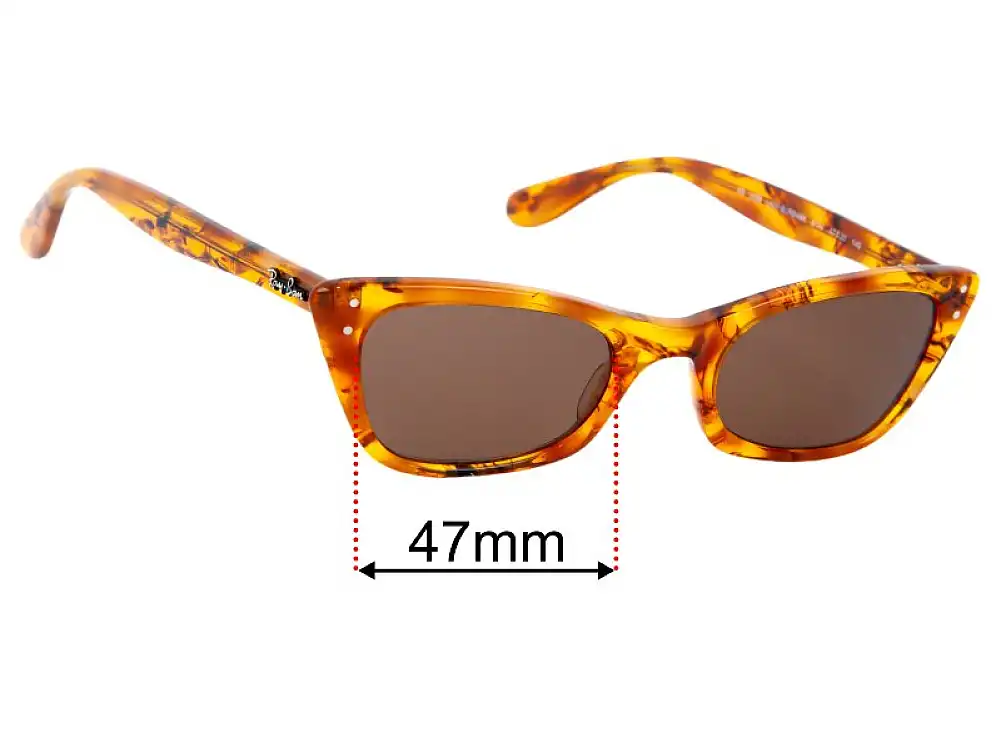 Sunglass Fix Replacement Lenses for Ray Ban RB5499 Lady Burbank - 47mm Wide Sunglass Fix Replacement Lenses for Ray Ban RB5499 Lady Burbank - 47mm Wide