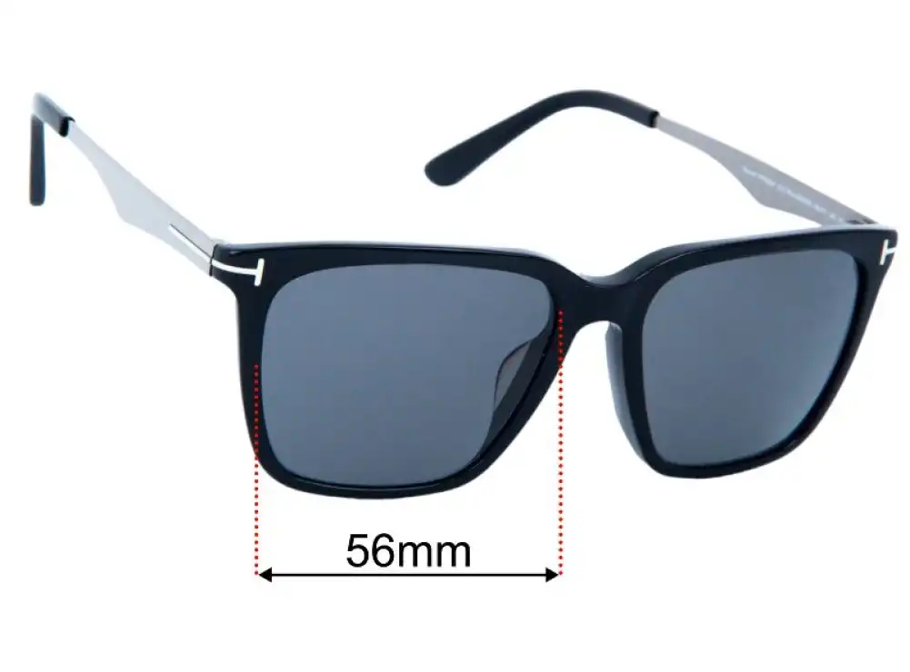 Sunglass Fix Replacement Lenses for Tom Ford Garrett TF862-F - 56mm Wide Sunglass Fix Replacement Lenses for Tom Ford Garrett TF862-F - 56mm Wide