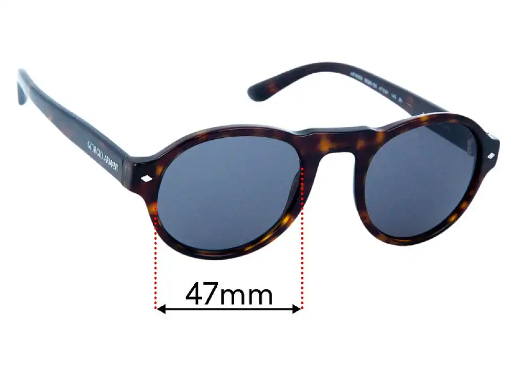 Sunglass Fix Replacement Lenses for Giorgio Armani AR 8053 - 47mm Wide Sunglass Fix Replacement Lenses for Giorgio Armani AR 8053 - 47mm Wide