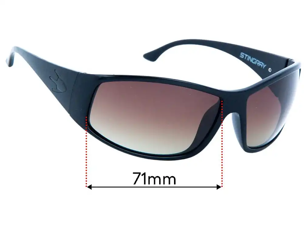 Sunglass Fix Replacement Lenses for Stingray Cobbler - 71mm Wide Sunglass Fix Replacement Lenses for Stingray Cobbler - 71mm Wide