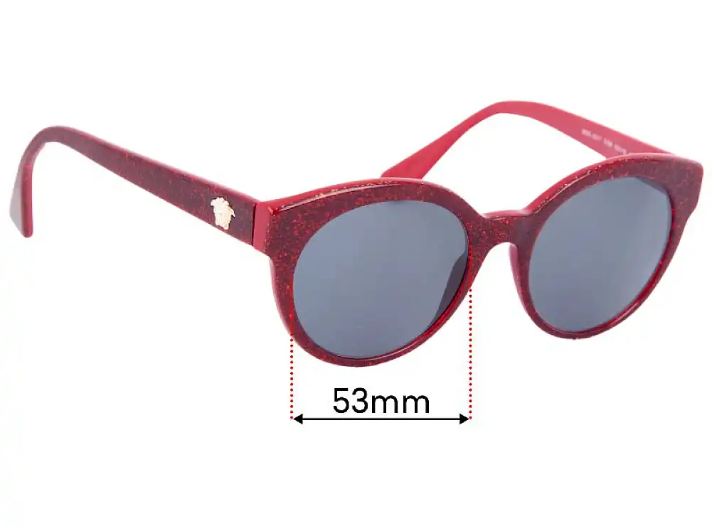 Sunglass Fix Replacement Lenses for Versace MOD 3217- 53mm Wide Sunglass Fix Replacement Lenses for Versace MOD 3217- 53mm Wide