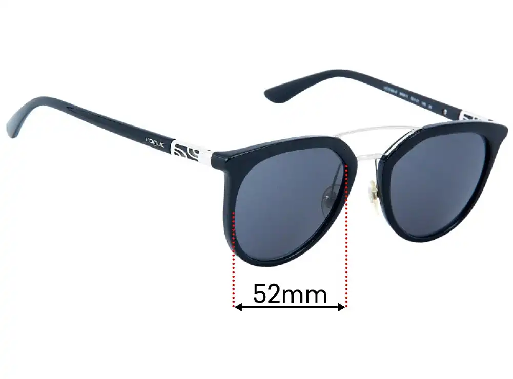 Sunglass Fix Replacement Lenses for Vogue VO5164-S - 52mm Wide Sunglass Fix Replacement Lenses for Vogue VO5164-S - 52mm Wide