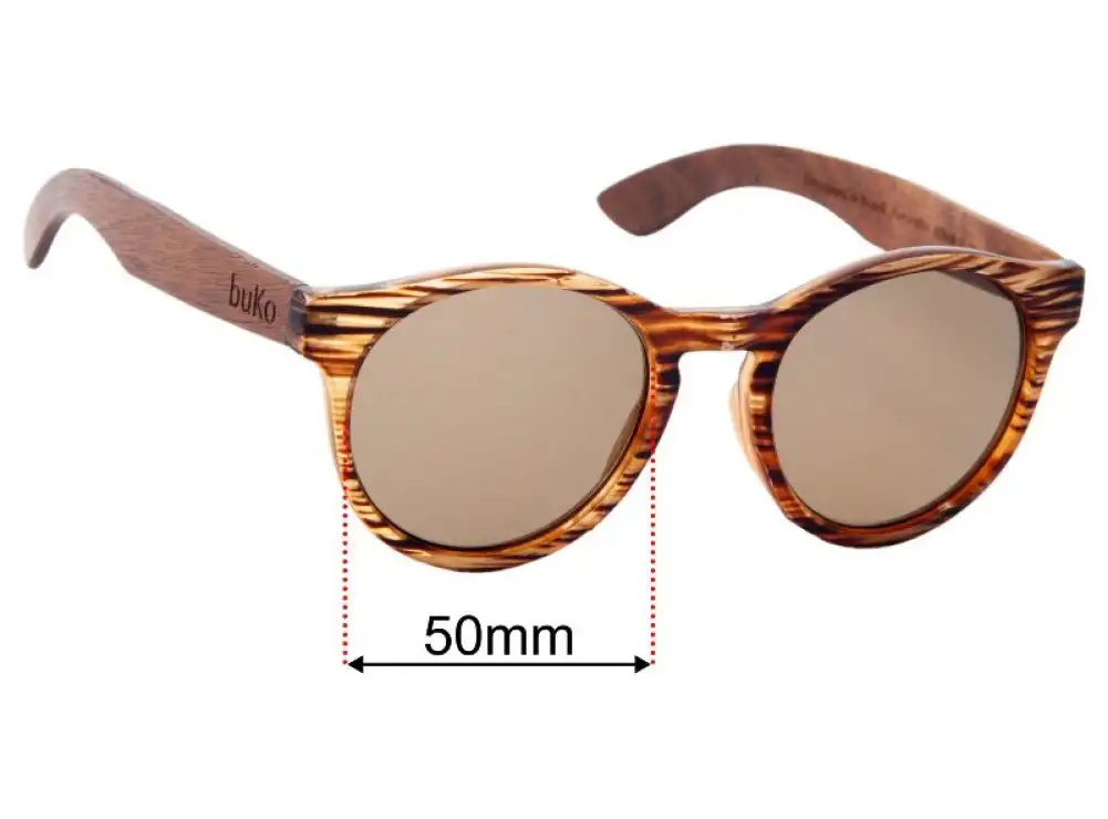 Sunglass Fix Replacement Lenses for BUKO Savannah - 50mm Wide Sunglass Fix Replacement Lenses for BUKO Savannah - 50mm Wide