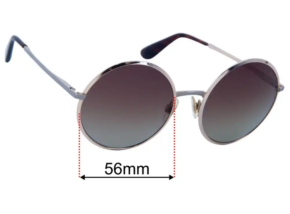 Sunglass Fix Replacement Lenses for Dolce & Gabbana DG2155 - 56mm Wide Sunglass Fix Replacement Lenses for Dolce & Gabbana DG2155 - 56mm Wide