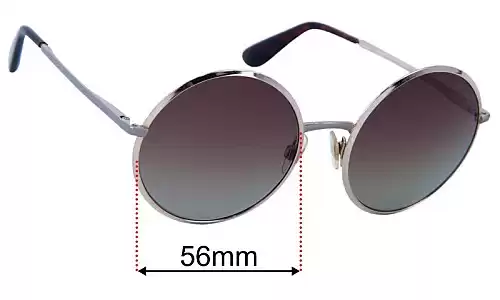 Sunglass Fix Replacement Lenses for Dolce & Gabbana DG2155 - 56mm Wide Dolce & Gabbana DG2155 Replacement Lenses 56mm wide
