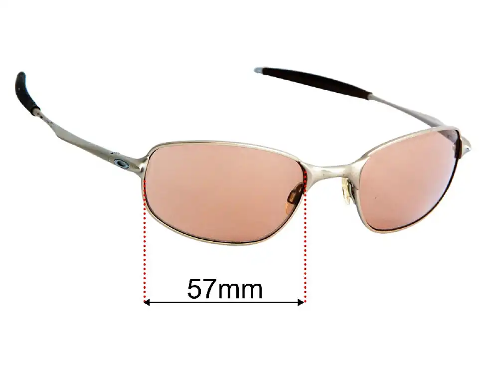 Sunglass Fix Replacement Lenses for Oakley Big Square Wire - 57mm Wide Sunglass Fix Replacement Lenses for Oakley Big Square Wire - 57mm Wide