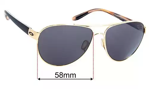 Sunglass Fix Replacement Lenses for Oakley Disclosure OO4110 - 58mm Wide Oakley Disclosure OO4110 Replacement Lenses 58mm wide