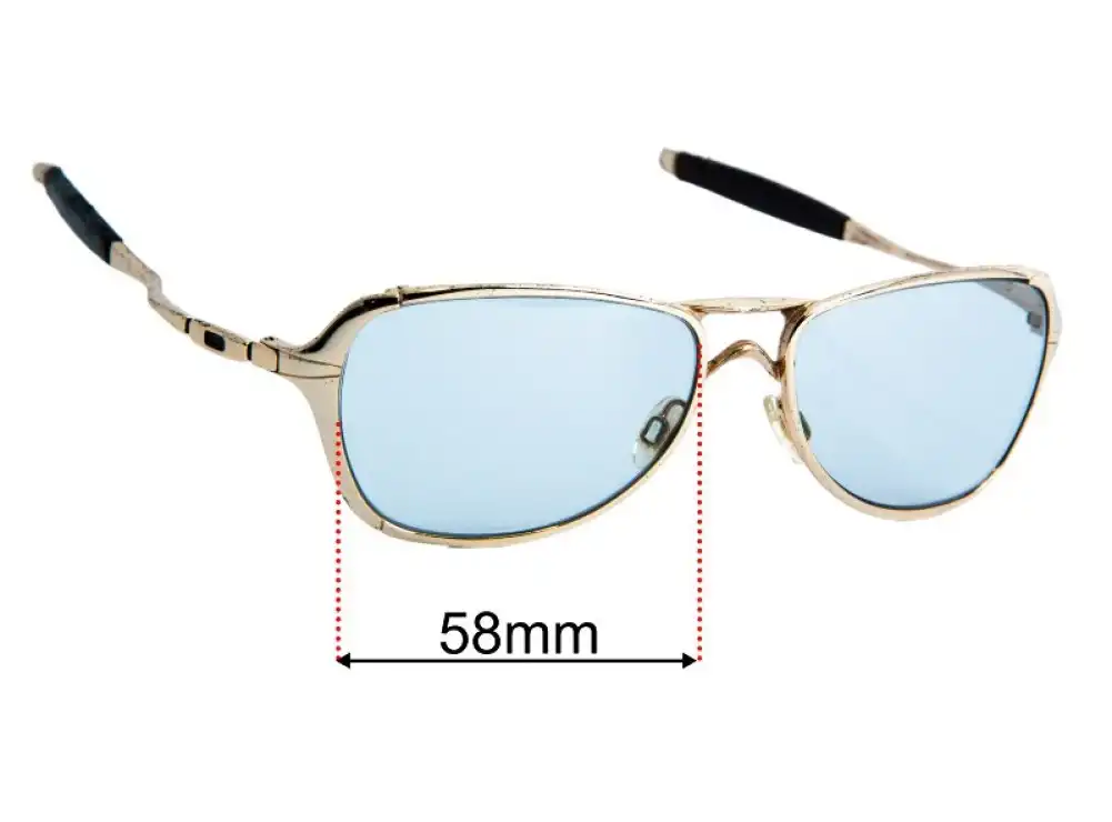 Sunglass Fix Replacement Lenses for Oakley Felon - 58mm Wide Sunglass Fix Replacement Lenses for Oakley Felon - 58mm Wide