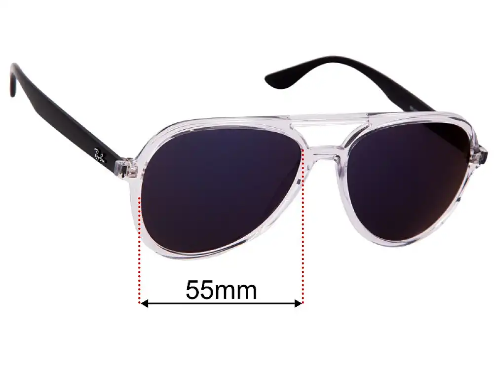 Sunglass Fix Replacement Lenses for Ray Ban RB4376V - 55mm Wide Sunglass Fix Replacement Lenses for Ray Ban RB4376V - 55mm Wide