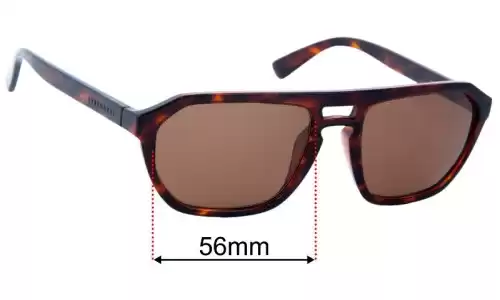 Sunglass Fix Replacement Lenses for Serengeti Bellemon - 56mm Wide Serengeti Bellemon Replacement Lenses 56mm wide