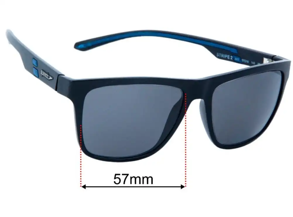 Sunglass Fix Replacement Lenses for Speedo Stripe 2 - 57mm Wide Sunglass Fix Replacement Lenses for Speedo Stripe 2 - 57mm Wide