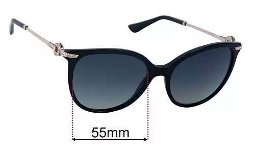Sunglass Fix Replacement Lenses for Bvlgari 8201-B - 55mm Wide Bvlgari 8201-B Replacement Lenses 55mm wide