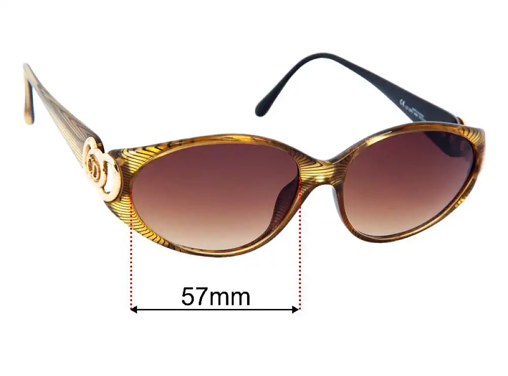 Sunglass Fix Replacement Lenses for Christian Dior CD 2851 57mm Sunglass Fix Replacement Lenses for Christian Dior CD 2851 57mm