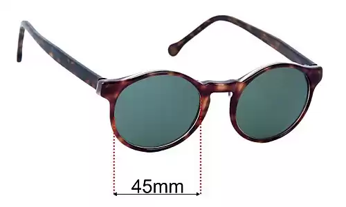 Sunglass Fix Replacement Lenses for Clive & Wally Alex - 45mm Wide Clive & Wally Alex Replacement Lenses 45mm wide