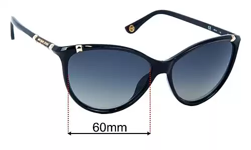Sunglass Fix Replacement Lenses for Michael Kors MK2835S Camila - 60mm Wide Michael Kors MK2835S Camila Replacement Lenses 60mm wide