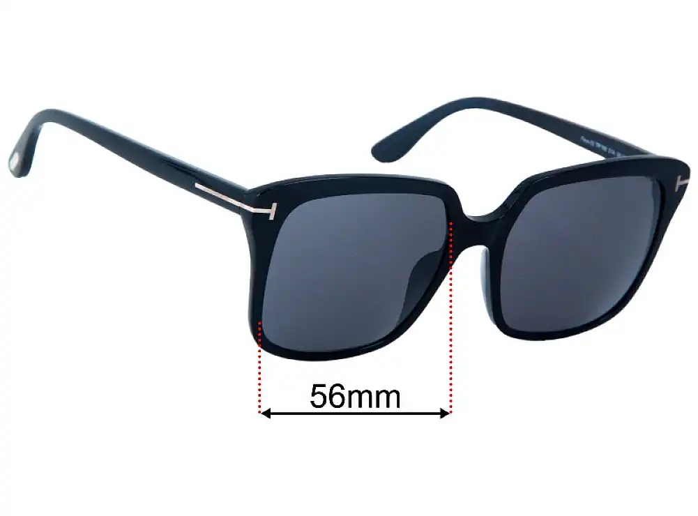 Tom Ford Faye TF788 Replacement Lenses - 56mm Wide Tom Ford Faye TF788 Replacement Lenses - 56mm Wide