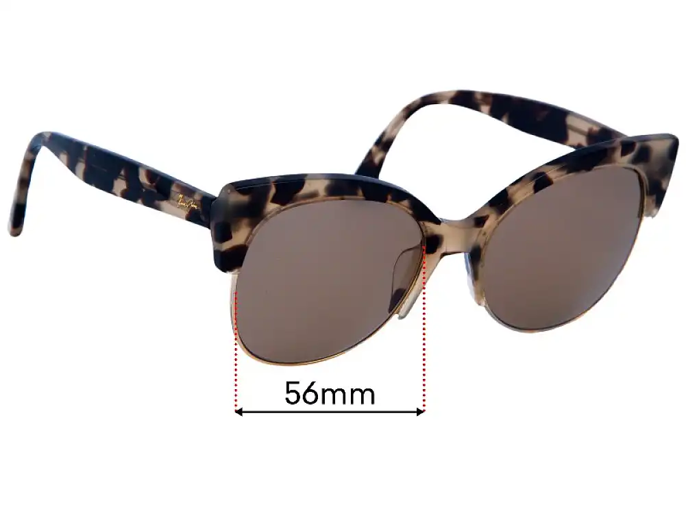 Sunglass Fix Replacement Lenses for Maui Jim MJ817 Mariposa - 56mm Wide Sunglass Fix Replacement Lenses for Maui Jim MJ817 Mariposa - 56mm Wide