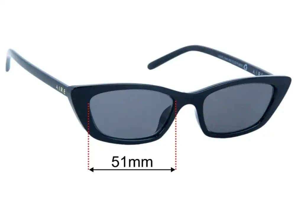 Sunglass Fix Replacement Lenses for Aire Titania - 51mm Wide Sunglass Fix Replacement Lenses for Aire Titania - 51mm Wide