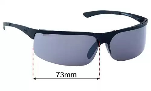 Sunglass Fix Replacement Lenses for Gargoyles Warrior - 73mm Wide Gargoyles Warrior Replacement Lenses 73mm wide