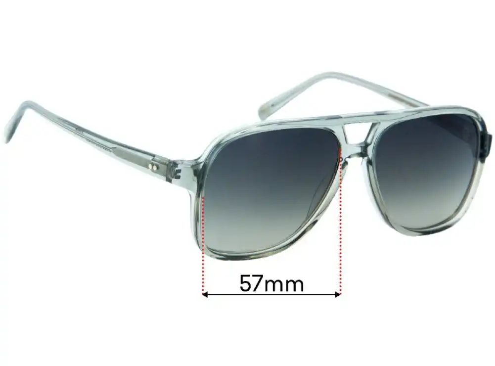 Sunglass Fix Replacement Lenses for Moscot Sheister - 57mm Wide Sunglass Fix Replacement Lenses for Moscot Sheister - 57mm Wide