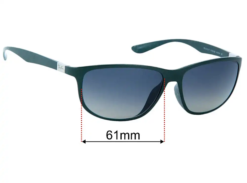 Sunglass Fix Replacement Lenses for Ray Ban RB4213 Liteforce - 61mm Wide Sunglass Fix Replacement Lenses for Ray Ban RB4213 Liteforce - 61mm Wide