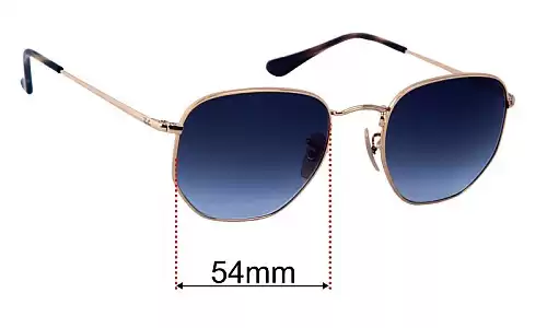 Sunglass Fix Replacement Lenses for Ray-Ban RB6448 Hexagonal Optics - 54mm Wide Ray-Ban RB6448 Hexagonal Optics Replacement Lenses 54mm wide