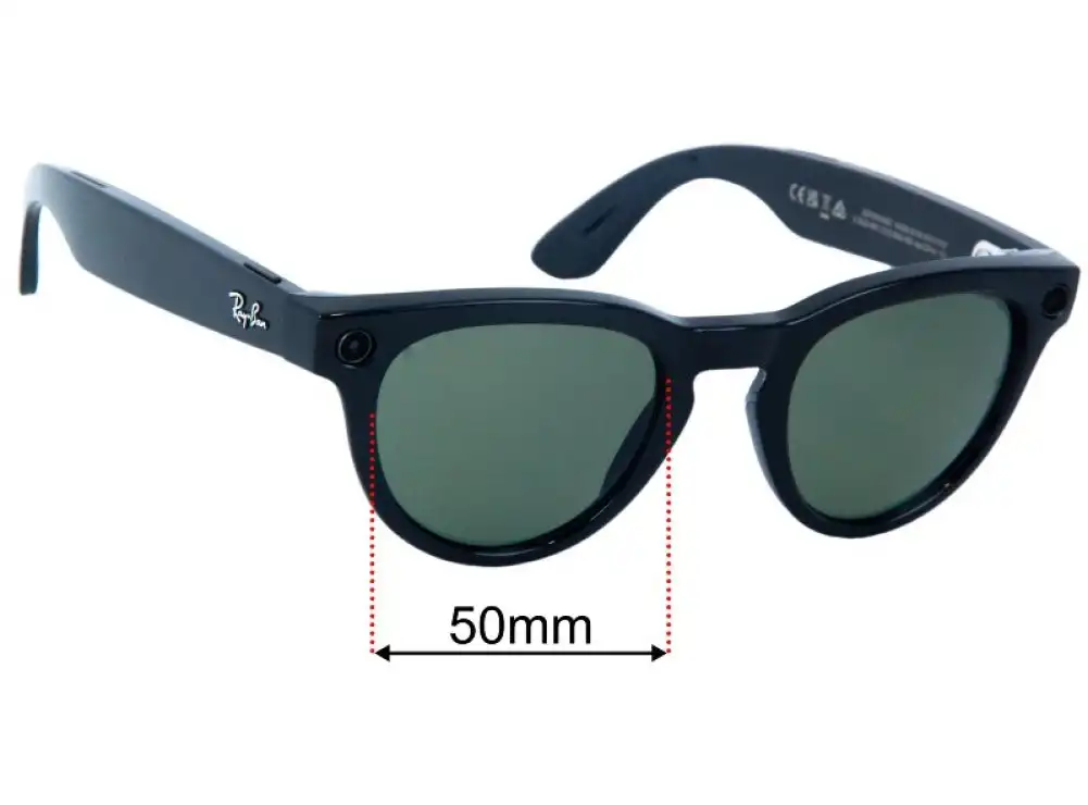 Sunglass Fix Replacement Lenses for Ray-Ban RW4009 Meta Headliner - 50mm Wide Sunglass Fix Replacement Lenses for Ray-Ban RW4009 Meta Headliner - 50mm Wide