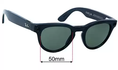 Sunglass Fix Replacement Lenses for Ray-Ban RW4009 Meta Headliner - 50mm Wide Ray-Ban RW4009 Meta Headliner Replacement Lenses 50mm wide