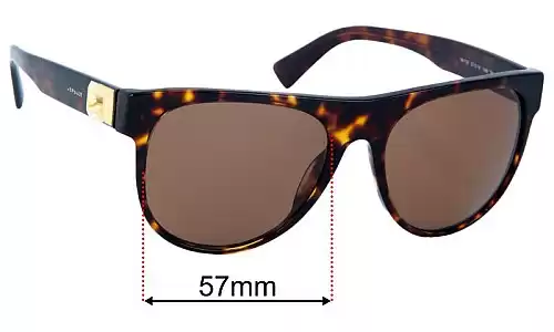 Sunglass Fix Replacement Lenses for Versace MOD 4346 - 57mm Wide Versace MOD 4346 Replacement Lenses 57mm wide