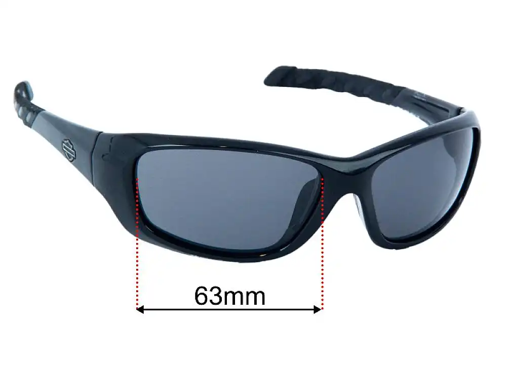 Sunglass Fix Replacement Lenses for Wiley X Gravity - 63mm Wide Sunglass Fix Replacement Lenses for Wiley X Gravity - 63mm Wide