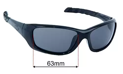 Sunglass Fix Replacement Lenses for Wiley X Gravity - 63mm Wide Wiley X Gravity Replacement Lenses 63mm wide