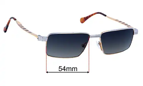 Sunglass Fix Replacement Lenses for Gianfranco Ferre GFF 265/S - 54mm Wide Gianfranco Ferre GFF 265/S Replacement Lenses 54mm wide