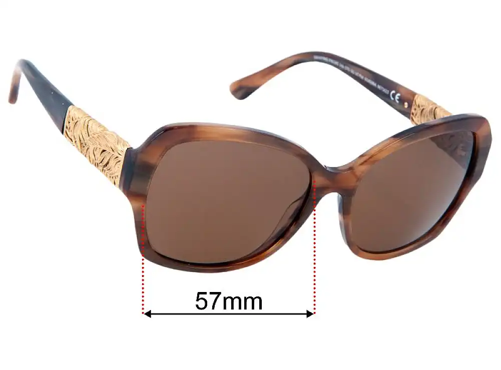Sunglass Fix Replacement Lenses for Maui Jim MJ530 Swaying Palms - 57mm Wide Sunglass Fix Replacement Lenses for Maui Jim MJ530 Swaying Palms - 57mm Wide