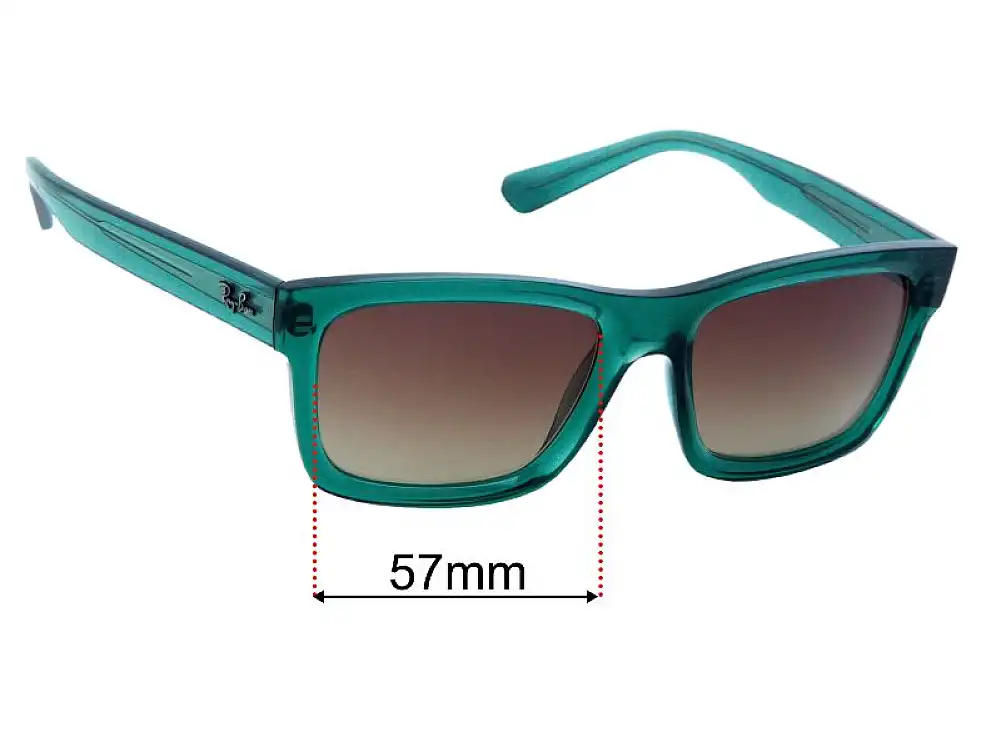 Sunglass Fix Replacement Lenses for Ray-Ban RB4396 Warren - 57mm Wide Sunglass Fix Replacement Lenses for Ray-Ban RB4396 Warren - 57mm Wide