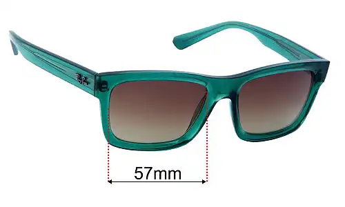 Sunglass Fix Replacement Lenses for Ray-Ban RB4396 Warren - 57mm Wide Ray-Ban RB4396 Warren Replacement Lenses 57mm wide