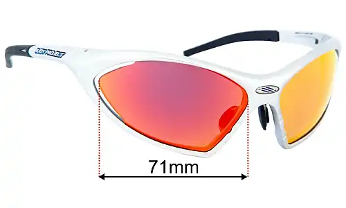 Sunglass Fix Replacement Lenses for Rudy Project Ekynox SX (Large) - 71mm Wide Rudy Project Ekynox SX (Large) Replacement Lenses 71mm wide