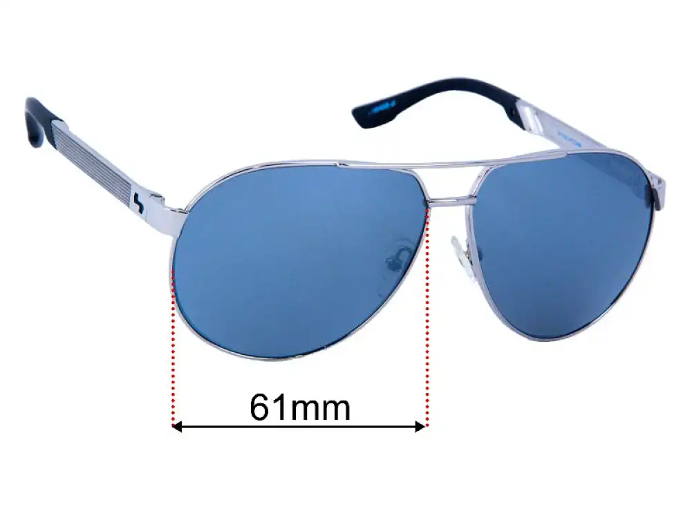 Sunglass Fix Replacement Lenses for Sundog Uptown - 61mm Wide Sunglass Fix Replacement Lenses for Sundog Uptown - 61mm Wide
