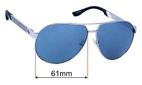 Sunglass Fix Replacement Lenses for Sundog Uptown - 61mm Wide Sundog Uptown Replacement Lenses 61mm wide