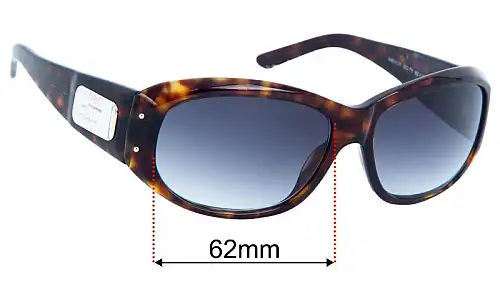 Sunglass Fix Replacement Lenses for Dolce & Gabbana DG3029 - 62mm Wide Dolce & Gabbana DG3029 Replacement Lenses 62mm wide
