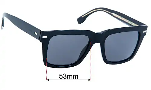 Sunglass Fix Replacement Lenses for Hugo Boss 1442/S - 53mm Wide Hugo Boss 1442/S Replacement Lenses 53mm wide