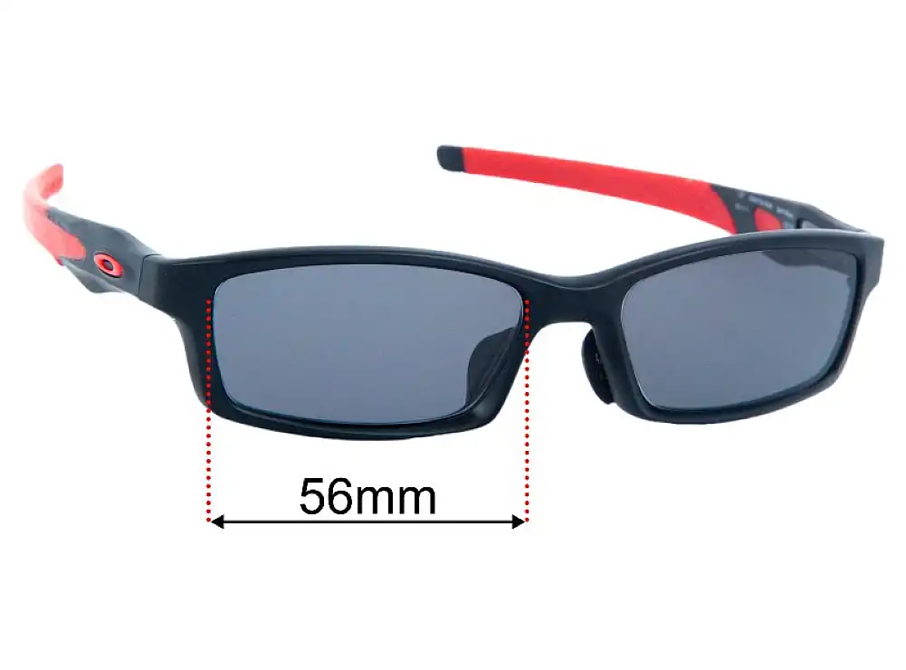 Sunglass Fix Replacement Lenses for Oakley Crosslink OX8118 - 56mm Wide Sunglass Fix Replacement Lenses for Oakley Crosslink OX8118 - 56mm Wide