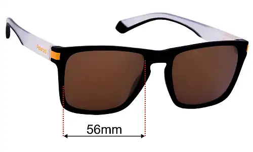Sunglass Fix Replacement Lenses for Polaroid PLD 2139/S - 56mm Wide Polaroid PLD 2139/S Replacement Lenses 56mm wide