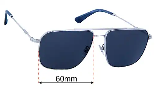 Sunglass Fix Replacement Lenses for Police Origins Lite 20 SPLN32 - 60mm Wide Police Origins Lite 20 SPLN32 Replacement Lenses 60mm wide