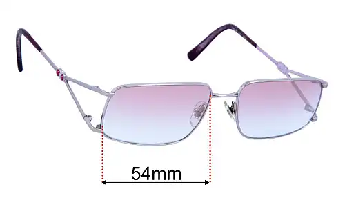 Sunglass Fix Replacement Lenses for Salvatore Ferragamo 1604-B - 54mm Wide Salvatore Ferragamo 1604-B Replacement Lenses 54mm wide