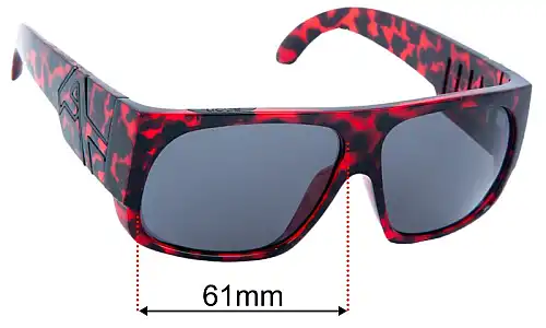 Sunglass Fix Replacement Lenses for Anon Hombre - 61mm Wide Anon Hombre Replacement Lenses 61mm wide